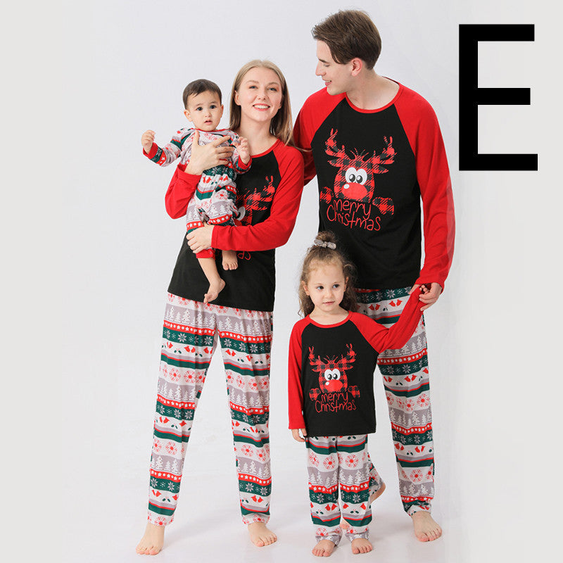 Family Cotton Printed Pajama Set – Comfortable and Stylish Loungewear