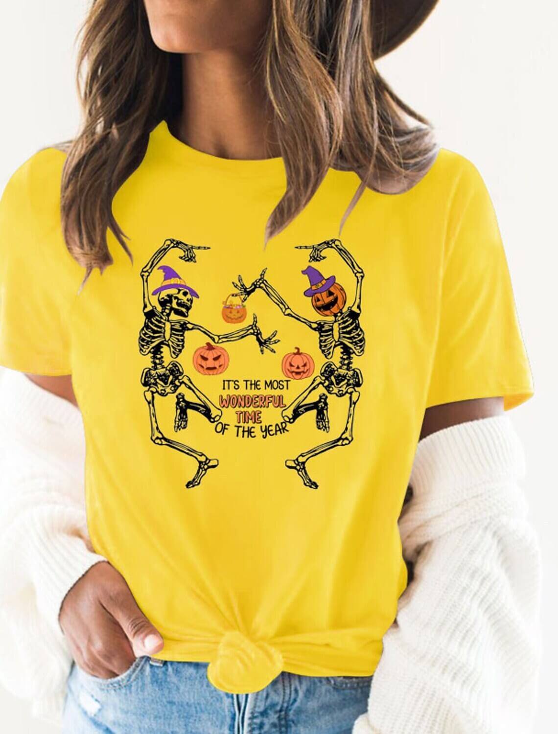 Fashion Halloween Women's Short Sleeved T-shirt