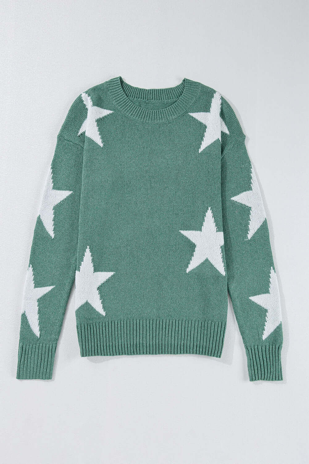 Star Drop Shoulder Sweater for Women