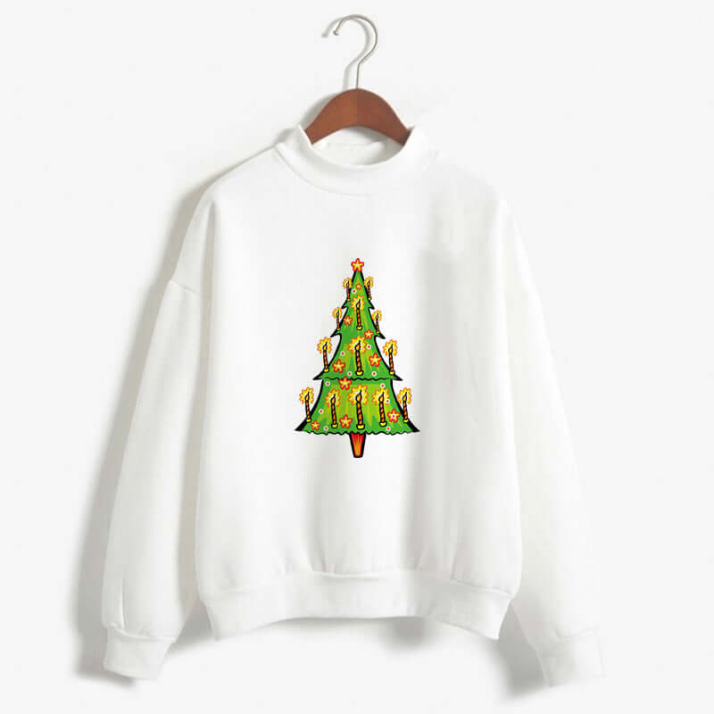 Printed Casual Womens Sweater Soft Polyester Top