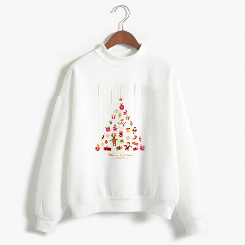 Printed Casual Womens Sweater Soft Polyester Top