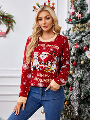 Red Christmas Sweater For Women