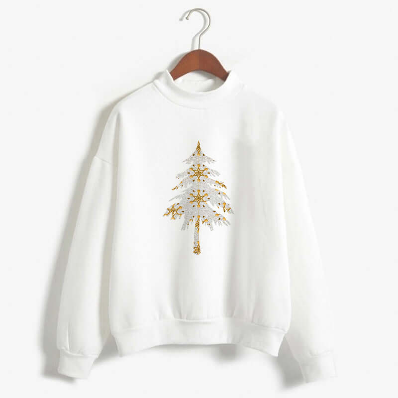 Printed Casual Womens Sweater Soft Polyester Top