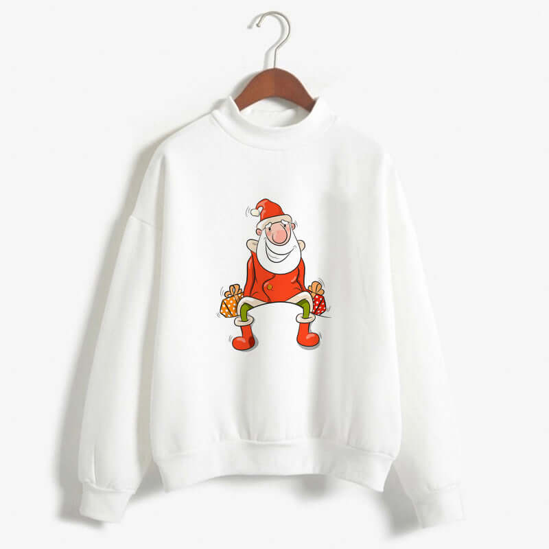 Printed Casual Womens Sweater Soft Polyester Top