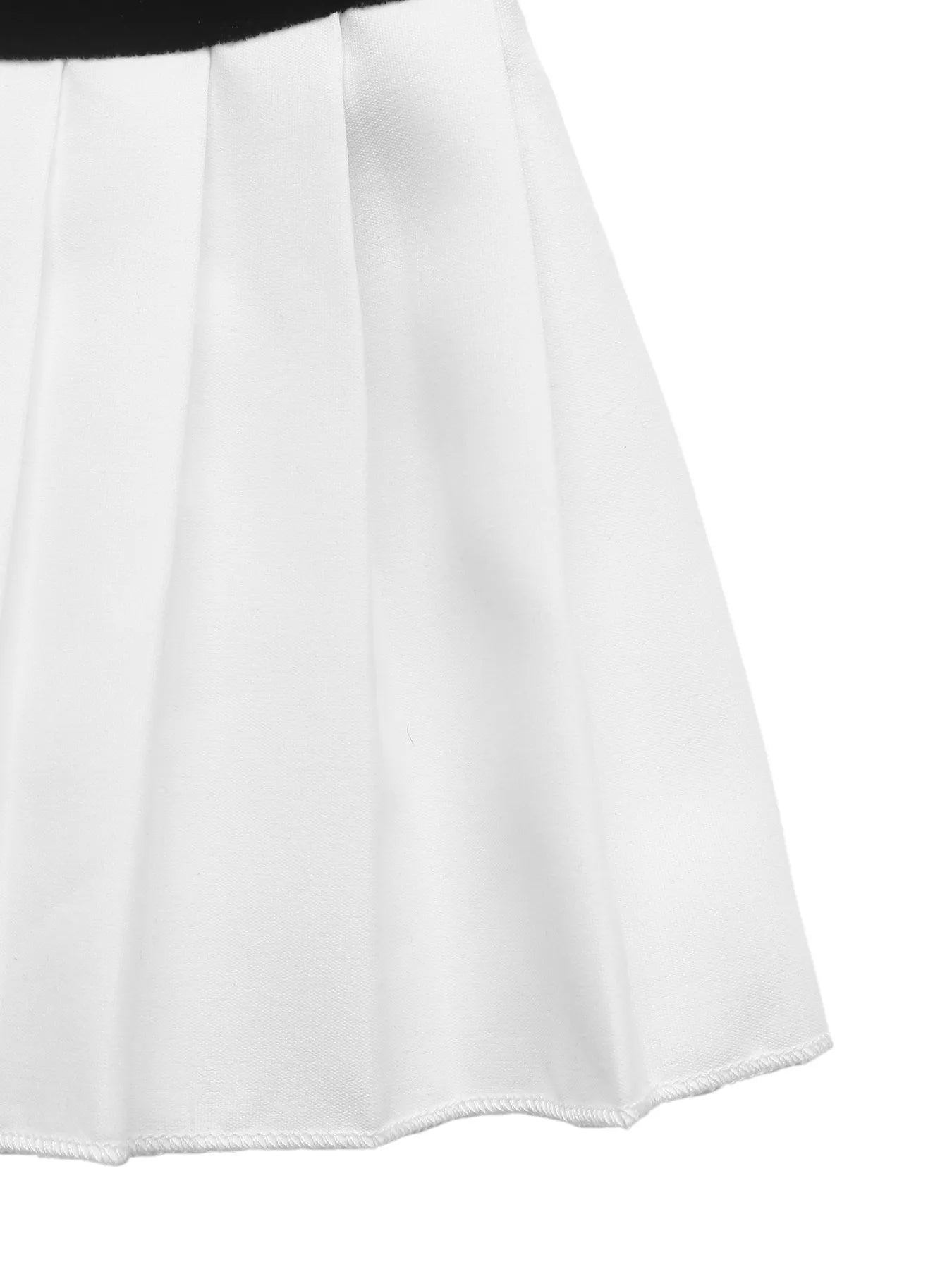  Pleated Hem Sweetheart Neck Mini Dress Elegant Party Look