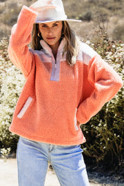 Ruth Half Zipper Sherpa Sweatshirt-4