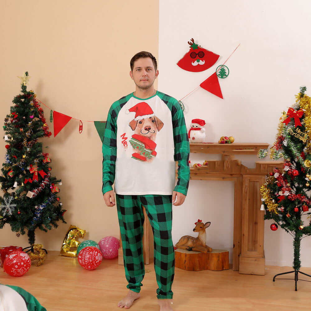 Green Family Pajamas - Comfortable Animal and Cartoon Sleepwear Set