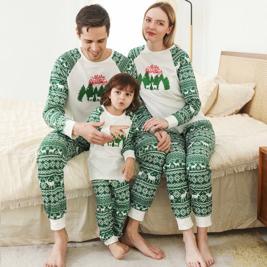 Cotton Print Homewear Set - Cozy Family Lounge Outfit