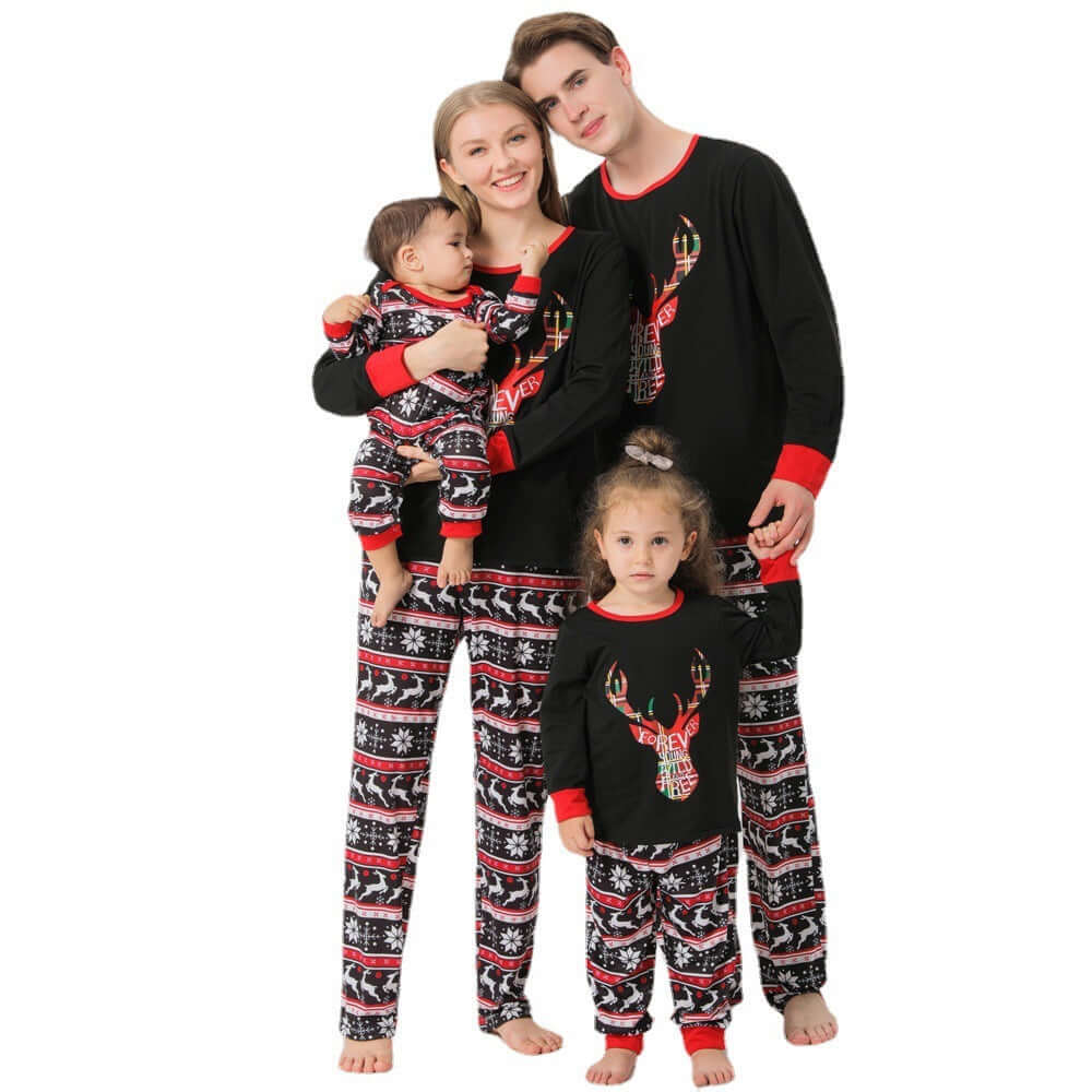  Cute Family Homewear - Soft Polyester Set for Adults and Kids
