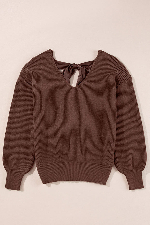 Lia Knot Back Sweater-7