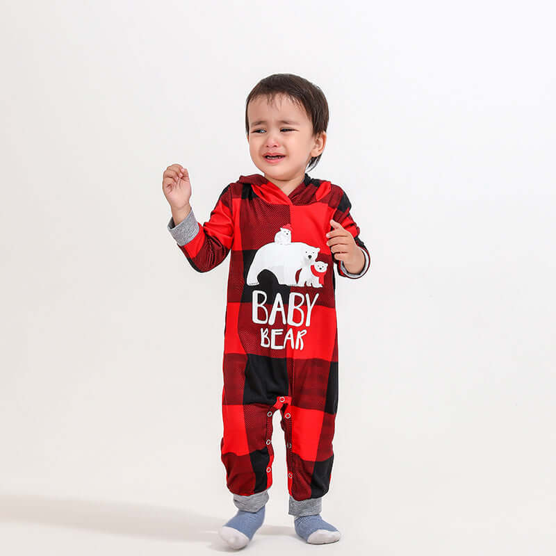 Red Printed Family Lounge Set Stylish Matching Homewear
