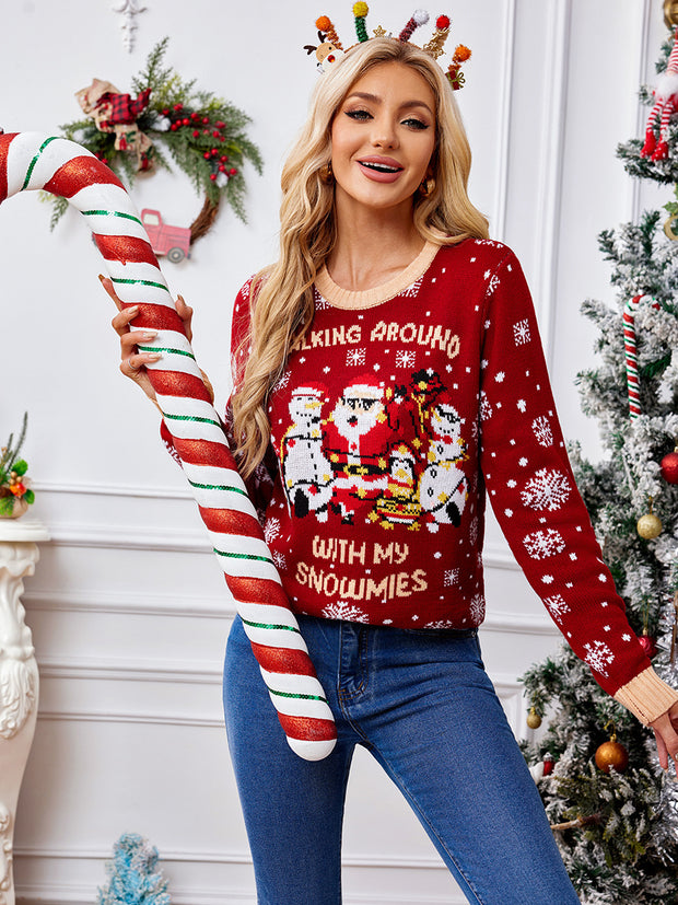 Red Christmas Sweater For Women