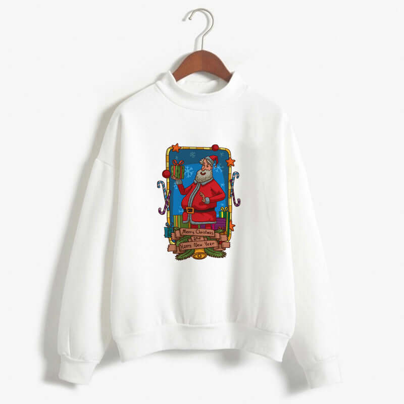 Printed Casual Womens Sweater Soft Polyester Top