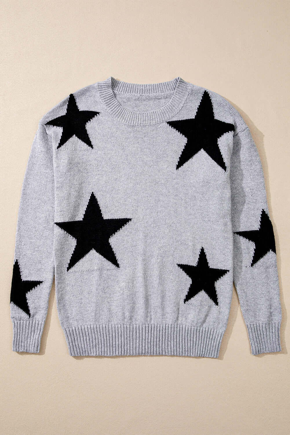 Star Drop Shoulder Sweater for Women