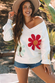 Mabel Flower Sweater-0
