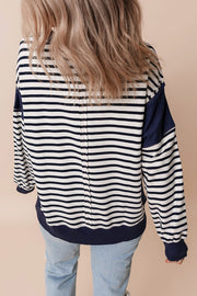 Sage Exposed Seam Loose Fit Sweatshirt-1