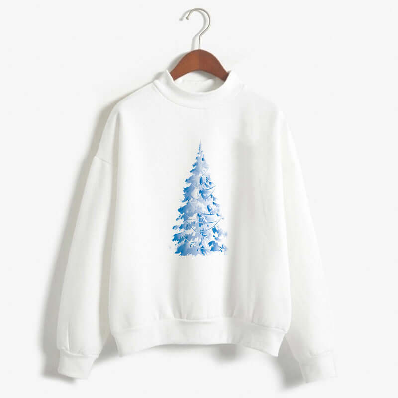 Printed Casual Womens Sweater Soft Polyester Top