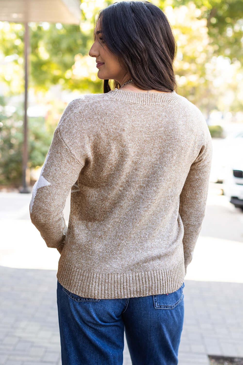 Star Drop Shoulder Sweater for Women