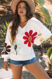 Mabel Flower Sweater-3