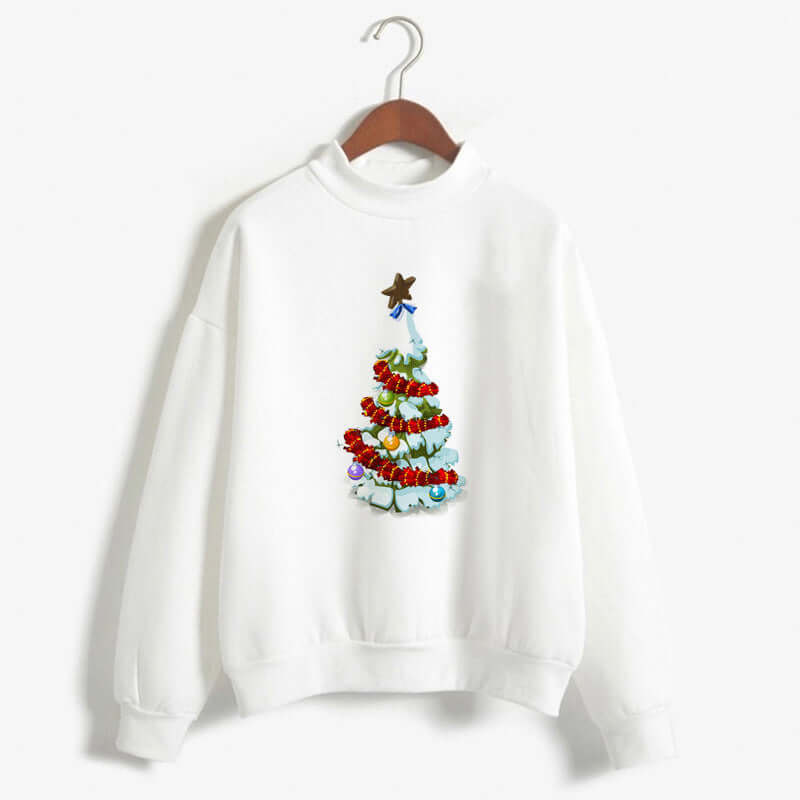 Printed Casual Womens Sweater Soft Polyester Top