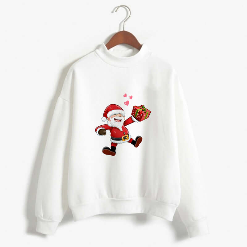 Printed Casual Womens Sweater Soft Polyester Top