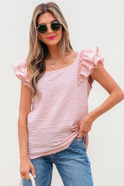 Katelyn Textured Bow Knot Blouse-0