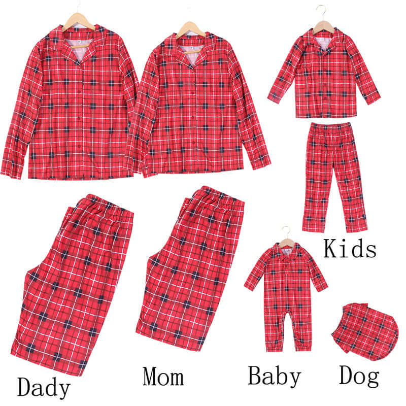 Cotton Family Pajamas - Comfortable Animal and Cartoon Sleepwear Set