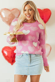 Pearled Heart Valentines Sweater-0