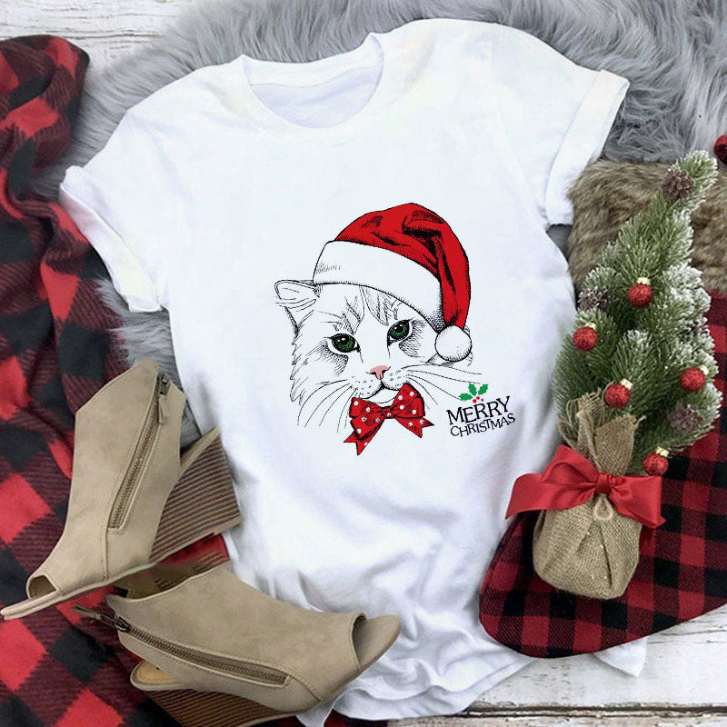 Christmas Womens Pullover Casual Holiday Print Design