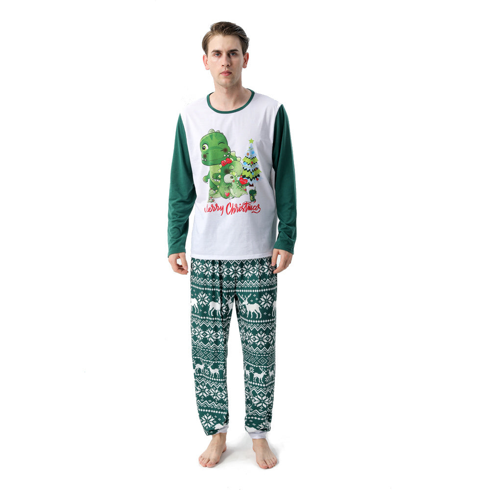Cotton Cartoon Family Pajama Set - Cozy Homewear for All Ages