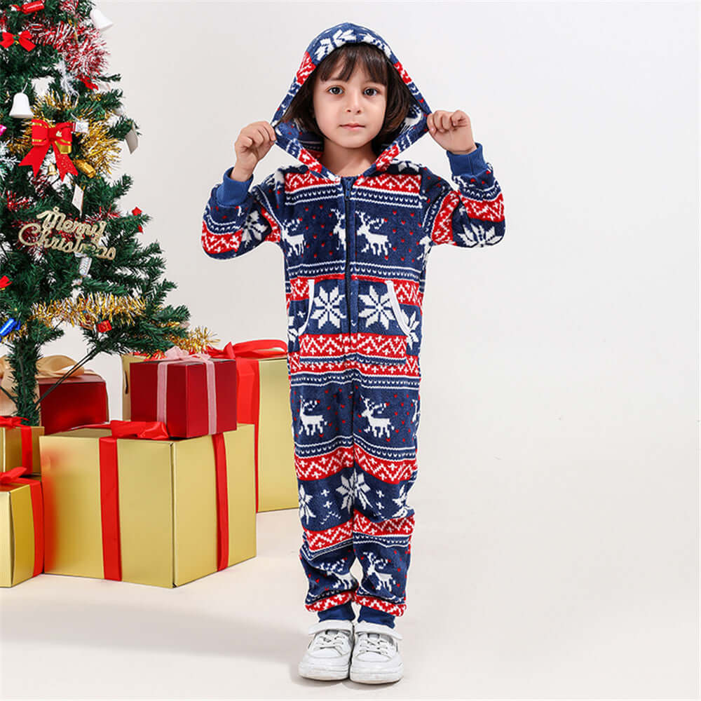 Family Coral Fleece Pajamas - Home Wear for Adults and Kids