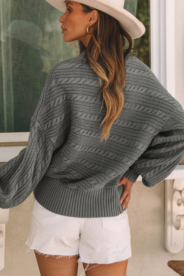 Raelynn Cable Knit Sweater-1