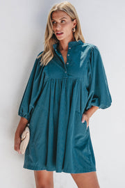 Charlie Corduroy Button Dress-4