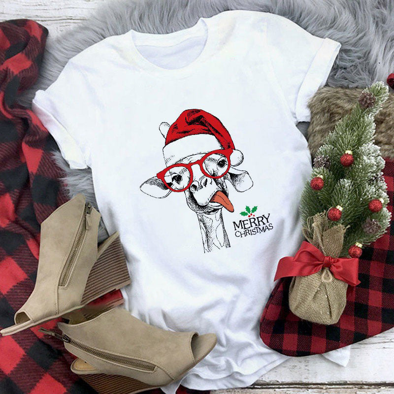 Christmas Womens Pullover Casual Holiday Print Design