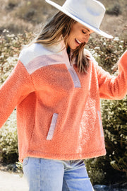 Ruth Half Zipper Sherpa Sweatshirt-3