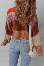 Lydia Cropped Knitted Sweater-1