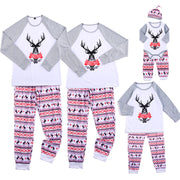 Fashion Printed Family European And American Pajamas Set Family Wear