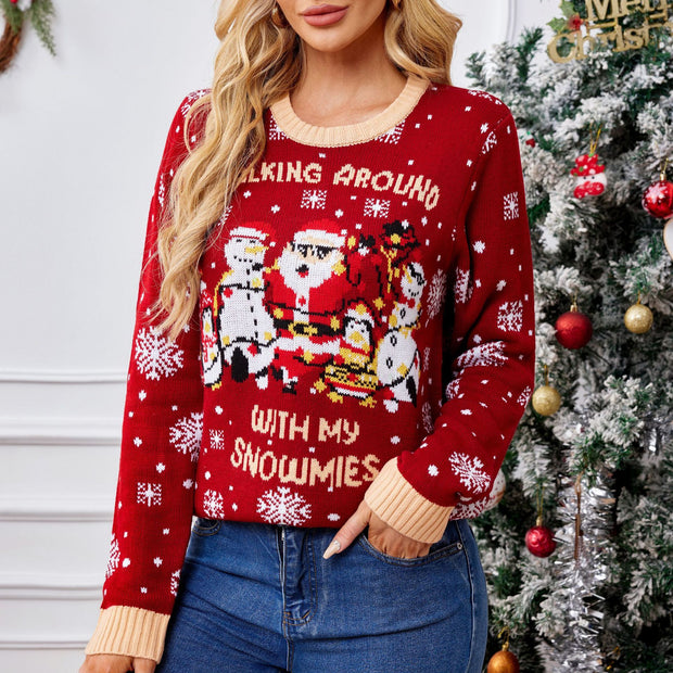 Red Christmas Sweater For Women