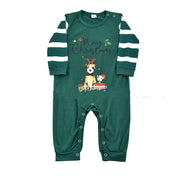 Family European And American Christmas Parent-child Printed Pajamas Set