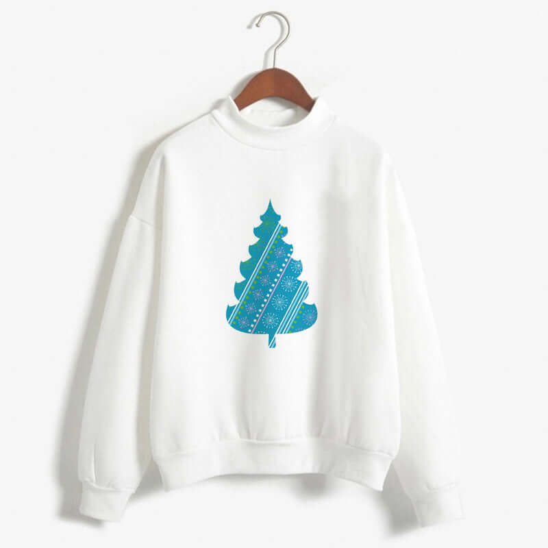 Printed Casual Womens Sweater Soft Polyester Top