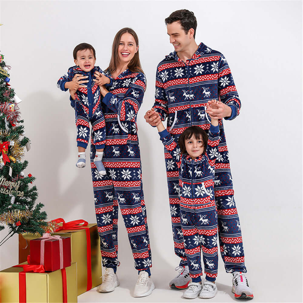 Family Coral Fleece Pajamas - Home Wear for Adults and Kids