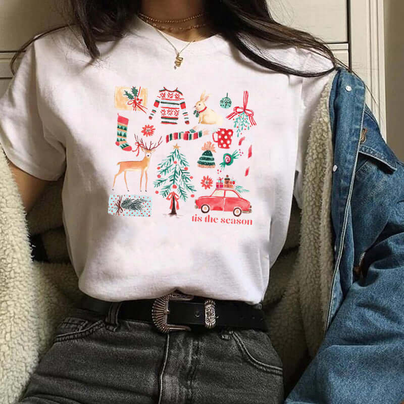 Soft Printed Modal Top Minimalist Fashion Style