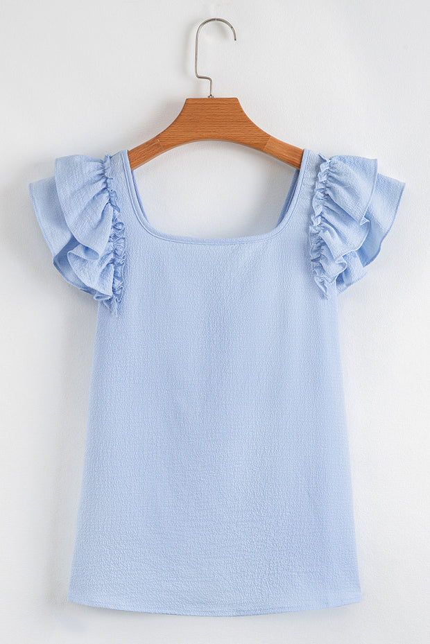 Katelyn Textured Bow Knot Blouse-6