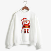 Christmas Printing Turtleneck Sweater Women