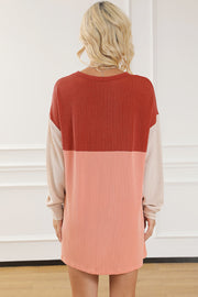 Corded Long Sleeve Dress - Elegant Winter Style