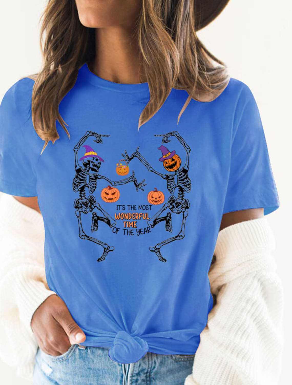 Fashion Halloween Women's Short Sleeved T-shirt