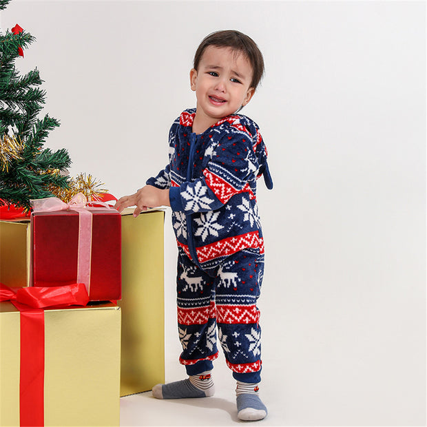 European And American New Family Pajamas Set For Christmas