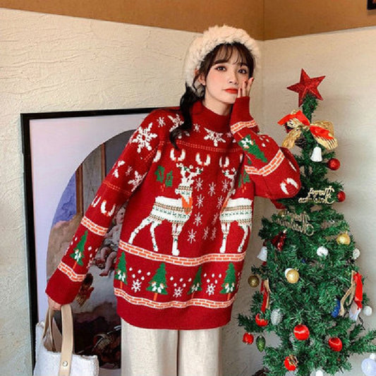 Ladies 3D Hoodie Casual Loose Fit Pullover Sweatshirt