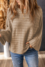 Maria Exposed Seam Dolman Top-0