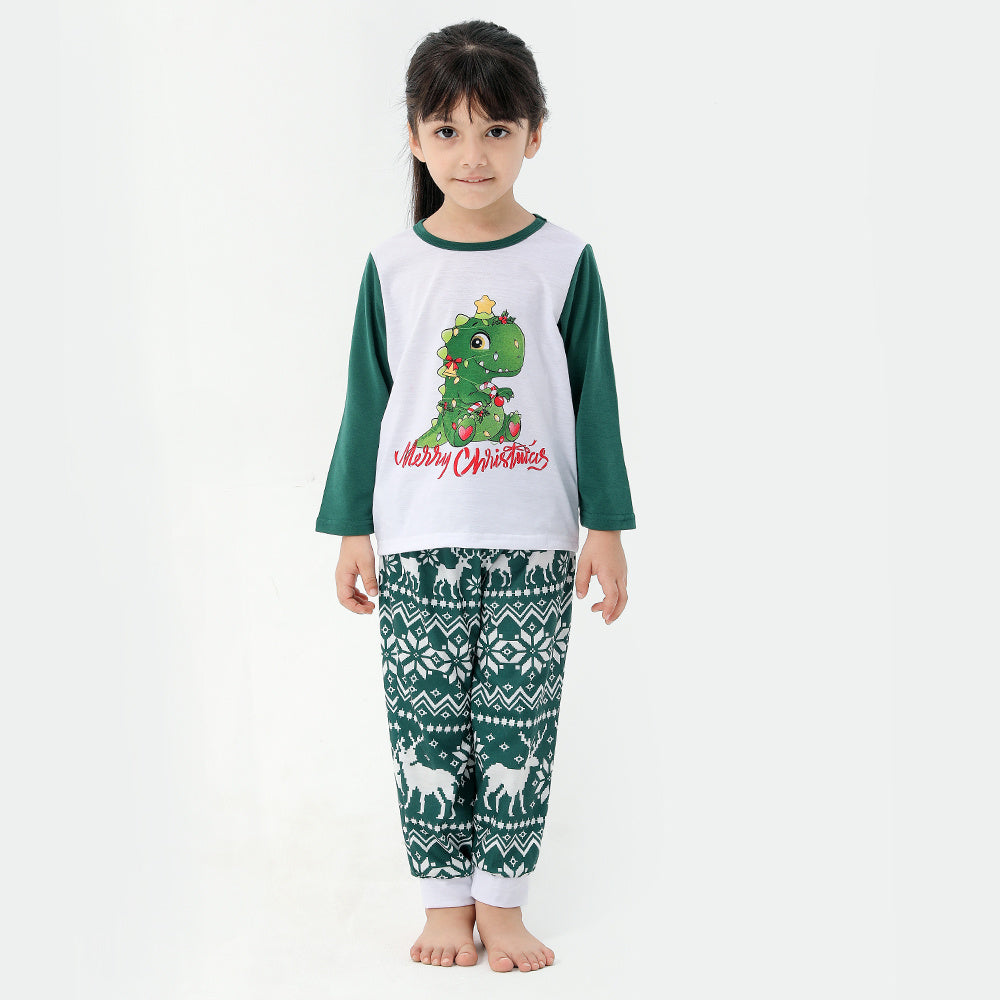 Cotton Cartoon Family Pajama Set - Cozy Homewear for All Ages